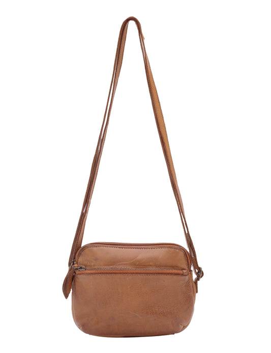 Bondi Small Cross Body Bag Cognac