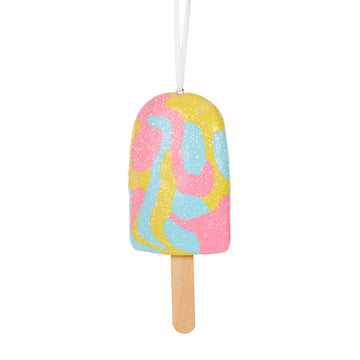 Rainbow Ice Cream Hanging Xmas Ornament
