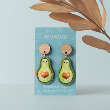 Load image into Gallery viewer, Stray Leaves Wooden Earrings - Various Designs
