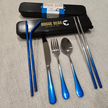 Load image into Gallery viewer, Travel Cutlery Set Assorted Colours
