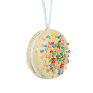 Sprinkles Macaron Hanging Xmas Ornament
