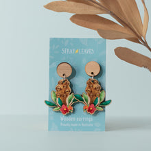 Load image into Gallery viewer, Stray Leaves Wooden Earrings - Various Designs
