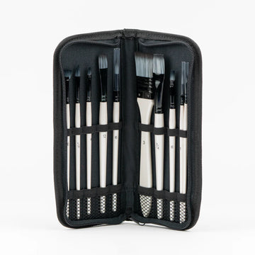 Acrylic Brush Set of 10