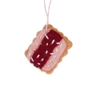 Wool Iced Biscuit Hanging Xmas Ornament