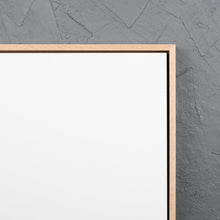 Load image into Gallery viewer, American Oak Floating Frame with Primed Art Board - Square/Rectangle
