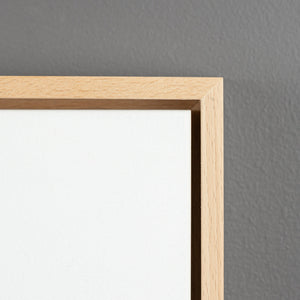 Beech Floating Frame with Primed Art Board - Square/Rectangle