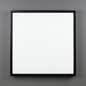 Satin Black Floating Frame with Primed Art Board - Square/Rectangle