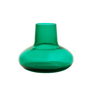 Emerald Woods Green Glass Vase