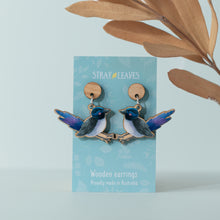 Load image into Gallery viewer, Stray Leaves Wooden Earrings - Various Designs
