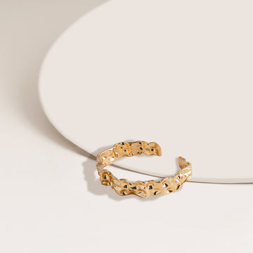 Crinkle Cut Bracelet Gold