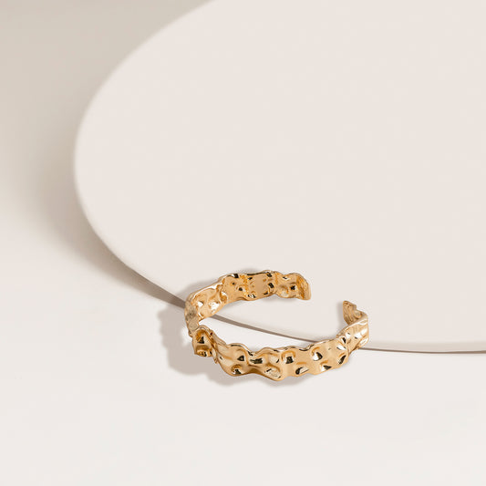 Crinkle Cut Bracelet Gold