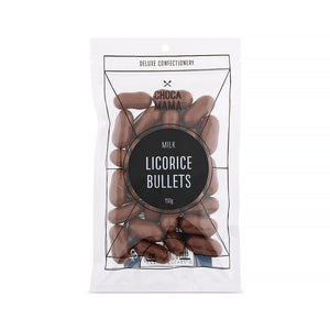 Milk Chocolate Licorice Bullets - 150g