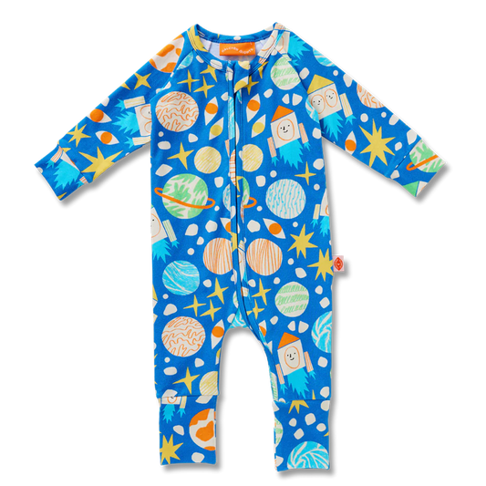 See You In Space Baby Long Sleeve Romper