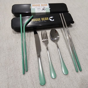 Travel Cutlery Set Assorted Colours