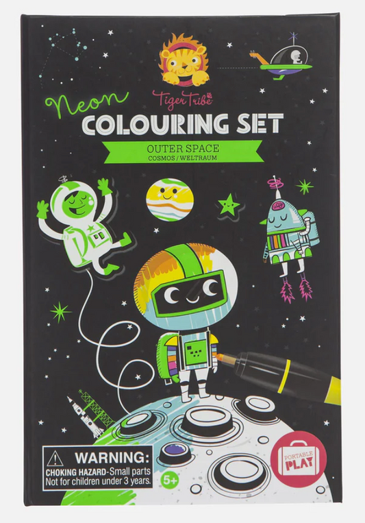 Neon Colouring Set - Outer Space
