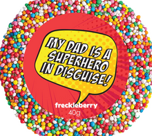Load image into Gallery viewer, Freckleberry Father&#39;s Day Single Milk Chocolate Freckle - 40g
