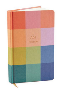 Rainbow Check Bookcloth Journal