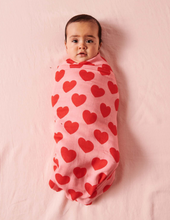 Load image into Gallery viewer, Sweetheart Bamboo Baby Swaddle
