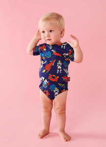 Outer Space Organic SS Romper