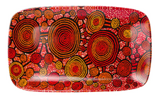 Load image into Gallery viewer, Indigenous Art Ceramic Platter - 3 Designs
