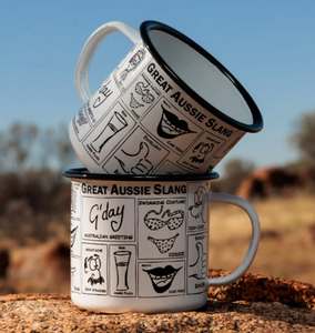 Great Aussie Slang Enamel Mug