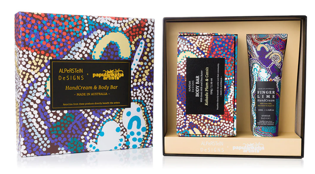 Indigenous Art Hand Cream & Body Bar Gift Sets - 6 Designs