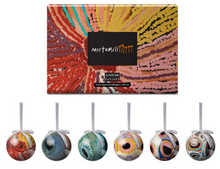 Load image into Gallery viewer, Indigenous Art Xmas Baubles - Set of 6
