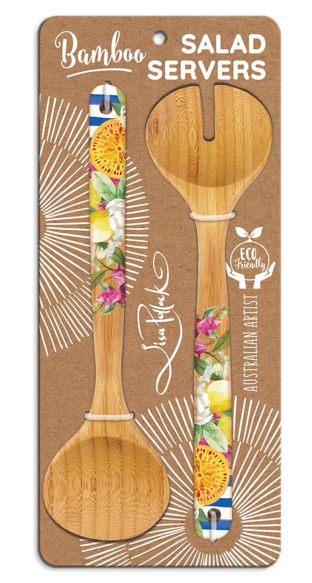 Lisa Pollock Bamboo Salad Servers