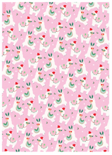 Load image into Gallery viewer, Christmas Llamas Wrapping Paper - Single Sheet
