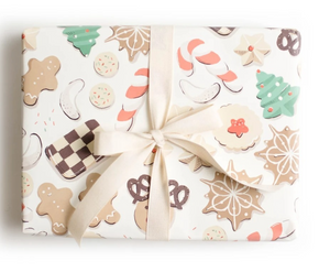 Christmas Cookie Wrapping Paper - Single Sheet