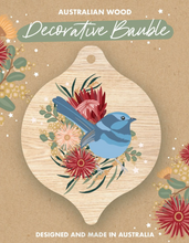 Load image into Gallery viewer, Christie Williams Australian Wood Decorative Bauble
