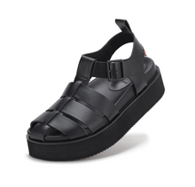 Load image into Gallery viewer, Ace Fisherman Sandal All Black
