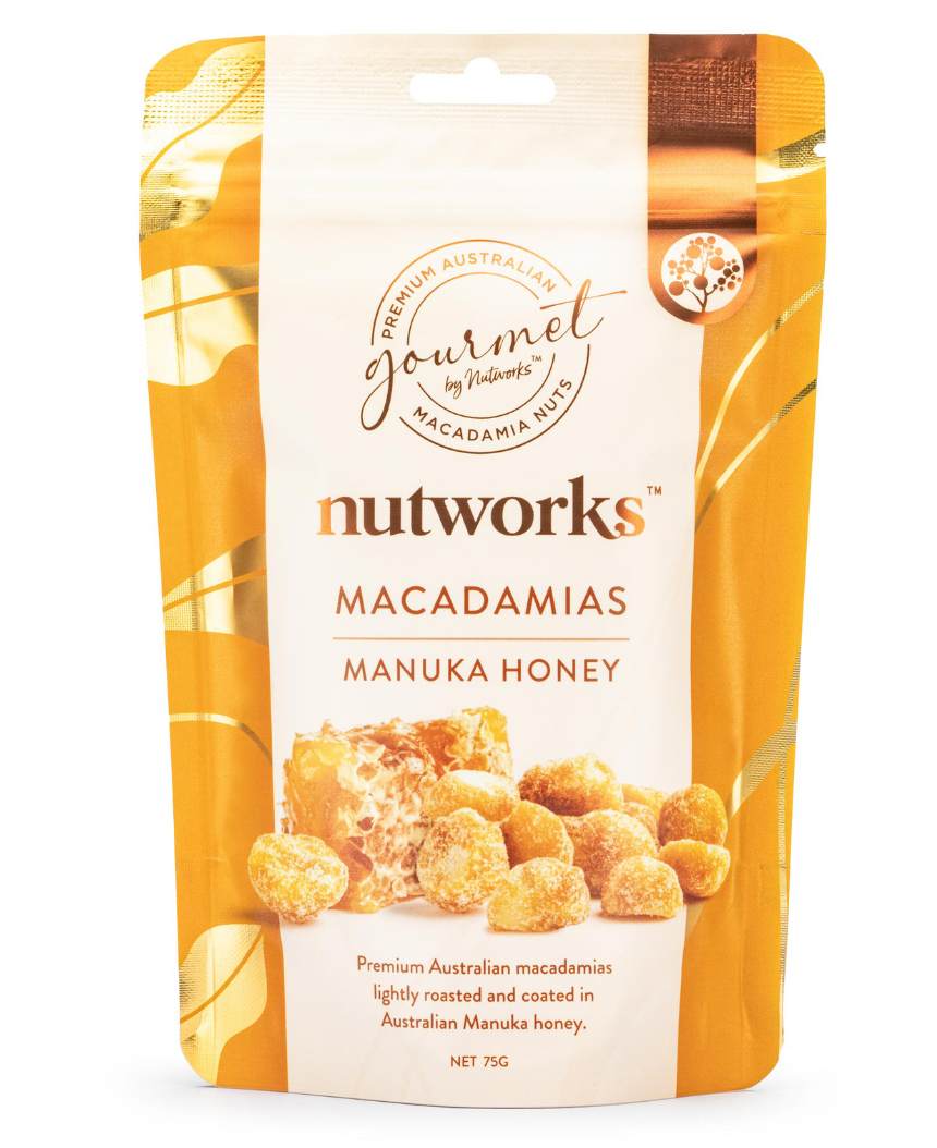 Nutworks Flavoured Sweet Macadamias - 75g