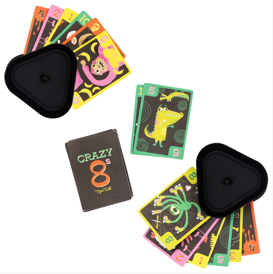 Crazy 8s + Go Fish - Card Game Set