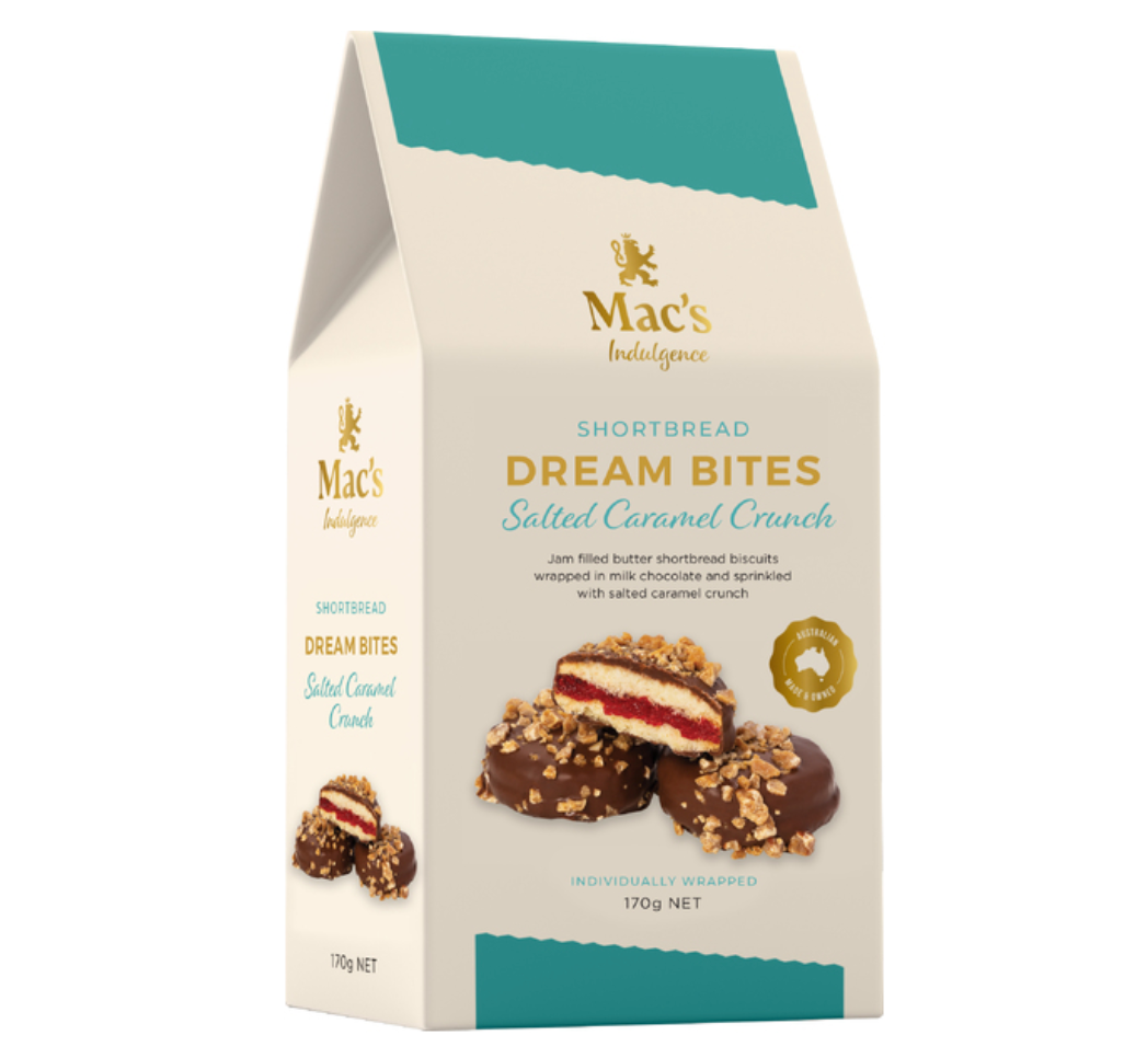 Mac's Indulgence Shortbread Dream Bites - 3 Flavours