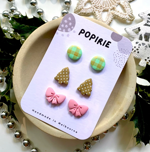 Popirie Christmas Stud Earring Sets Collection