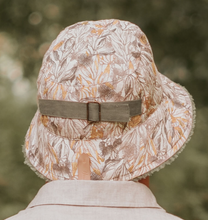 Load image into Gallery viewer, Traveller Reversible Adult Frayed Bucket Sun Hat - Mallee/Moss
