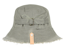 Load image into Gallery viewer, Traveller Reversible Adult Frayed Bucket Sun Hat - Mallee/Moss
