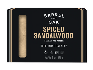 Barrel & Oak Exfoliating Bar Soap - 4 Scents
