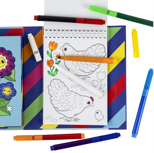 Colour Change Colouring Set - Garden Friends