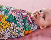 Load image into Gallery viewer, Bliss Floral Bamboo Baby Swaddle
