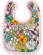 Load image into Gallery viewer, Bliss Floral Organic Cotton Bib
