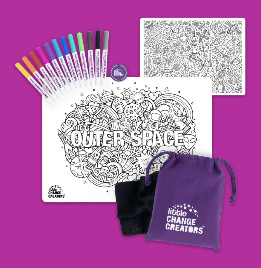 Re-FUN-able Colouring Mat Sets