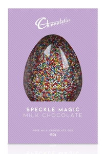 Chocolatier Speckle Magic Milk Chocolate Egg - 150g