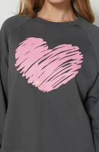 Load image into Gallery viewer, Nico Sweater - Brushed Heart Design 2 Colourways
