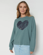 Load image into Gallery viewer, Nico Sweater - Brushed Heart Design 2 Colourways
