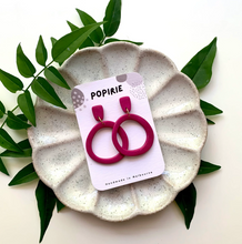 Load image into Gallery viewer, Popirie Essential Hoops Sparkling Earrings
