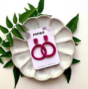 Popirie Essential Hoops Sparkling Earrings