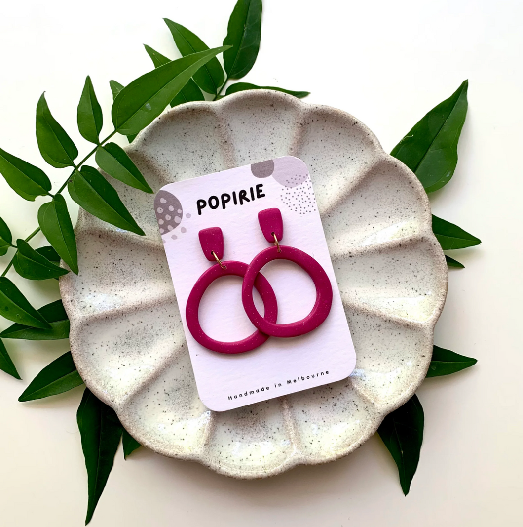 Popirie Essential Hoops Sparkling Earrings
