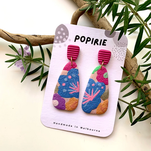 Popirie Valentines Garden Dangly Earrings